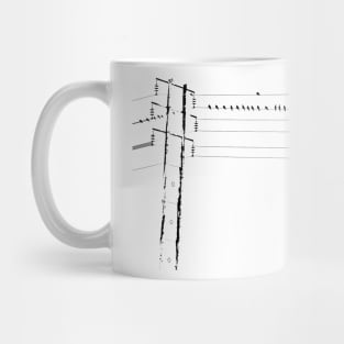 Birds on the wire Mug